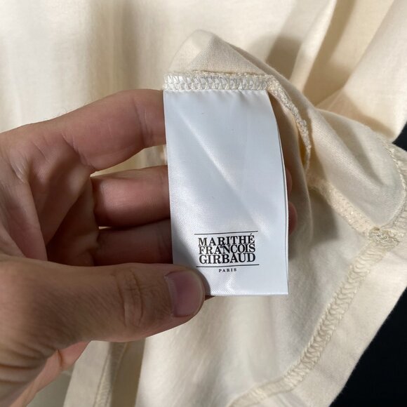 Marithe Francois Girbaud Front Script Graphic Crew Tee men's size XL - Picture 5 of 8